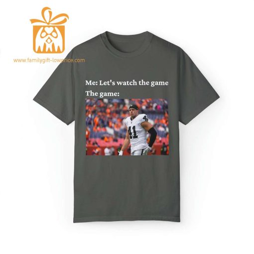 Watch the Game with Robert Spillane T-Shirt, Las Vegas Raiders Team Gear, Vintage NFL Shirt, Spillane Merchandise for Fans