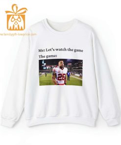 Watch the Game with Saquon Barkley T Shirt New York Giants Team Gear Vintage NFL Shirt Barkley Merchandise for Fans 2