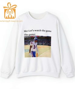Watch the Game with Stefon Diggs T Shirt Buffalo Bills Team Gear Vintage NFL Shirt Diggs Merchandise for Fans 4