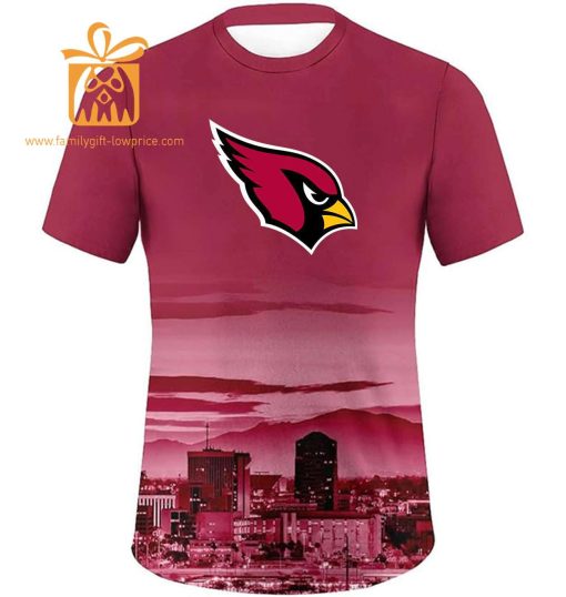 Arizona Cardinals Shirt: Custom Football Shirts with Personalized Name & Number – Ideal for Fans