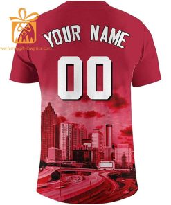 Atlanta Falcons T Shirt: Custom Football Shirts with Personalized Name & Number – Ideal for Fans 1