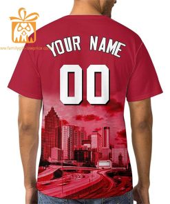 Atlanta Falcons T Shirt: Custom Football Shirts with Personalized Name & Number – Ideal for Fans 2