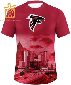 Atlanta Falcons T Shirt: Custom Football Shirts with Personalized Name & Number – Ideal for Fans 4
