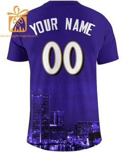 Baltimore Ravens Shirt: Custom Football Shirts with Personalized Name & Number – Ideal for Fans 1