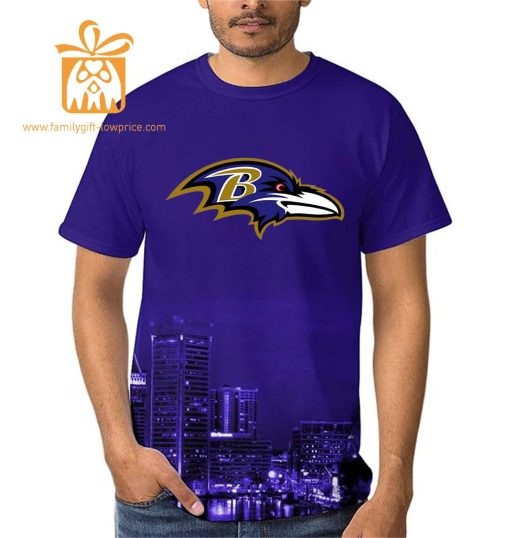 Baltimore Ravens Shirt: Custom Football Shirts with Personalized Name & Number – Ideal for Fans