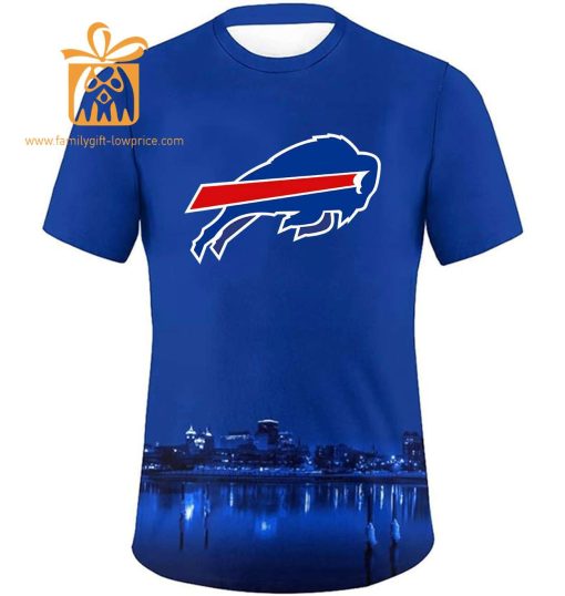 Buffalo Bills Shirt: Custom Football Shirts with Personalized Name & Number – Ideal for Fans