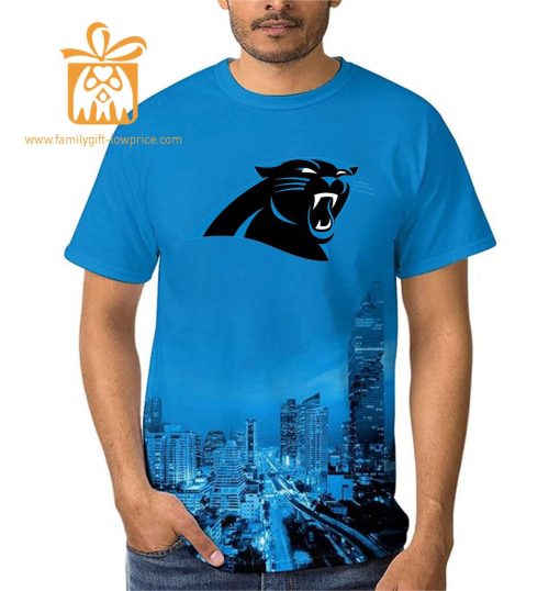 Carolina Panthers Shirts: Custom Football Shirts with Personalized Name & Number – Ideal for Fans