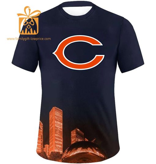 Chicago Bears Shirts: Custom Football Shirts with Personalized Name & Number – Ideal for Fans