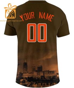 Cleveland Browns T-Shirts: Custom Football Shirts with Personalized Name & Number – Ideal for Fans 1