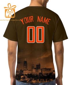Cleveland Browns T-Shirts: Custom Football Shirts with Personalized Name & Number – Ideal for Fans 2