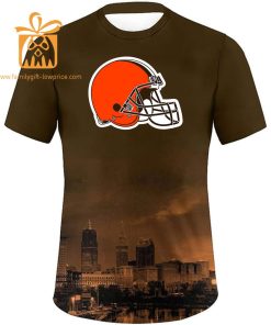 Cleveland Browns T-Shirts: Custom Football Shirts with Personalized Name & Number – Ideal for Fans 4