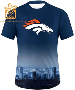 Denver Broncos T Shirt: Custom Football Shirts with Personalized Name & Number – Ideal for Fans 4