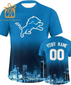 Detroit Lions Custom Football Shirts Personalized Name Number Ideal for Fans 1 1