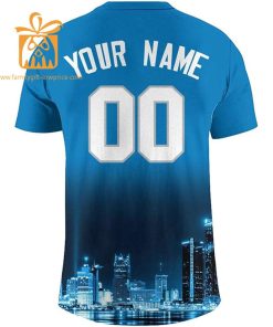 Detroit Lions Custom Football Shirts Personalized Name Number Ideal for Fans 2 1