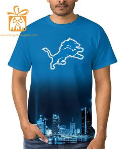Detroit Lions Custom Football Shirts Personalized Name Number Ideal for Fans 4 1