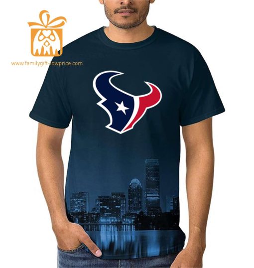 Houston Texans Custom Football Shirts – Personalized Name & Number, Ideal for Fans
