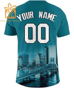 Jacksonville Jaguars Shirt: Custom Football Shirts with Personalized Name & Number – Ideal for Fans 1