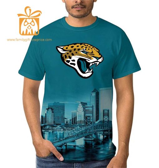 Jacksonville Jaguars Shirt: Custom Football Shirts with Personalized Name & Number – Ideal for Fans
