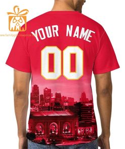 Kansas City Chiefs T Shirts: Custom Football Shirts with Personalized Name & Number – Ideal for Fans 2