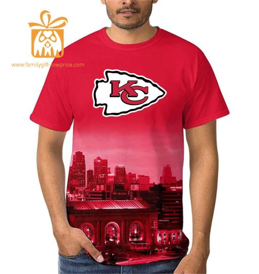 Kansas City Chiefs T Shirts: Custom Football Shirts with Personalized Name & Number – Ideal for Fans
