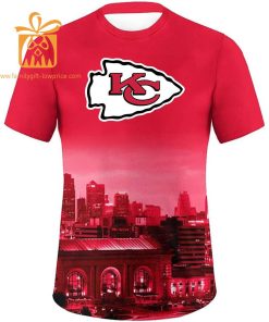 Kansas City Chiefs T Shirts: Custom Football Shirts with Personalized Name & Number – Ideal for Fans 4
