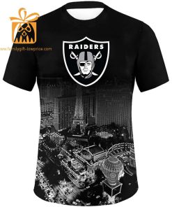 Las Vegas Raiders T Shirts: Custom Football Shirts with Personalized Name & Number – Ideal for Fans 4
