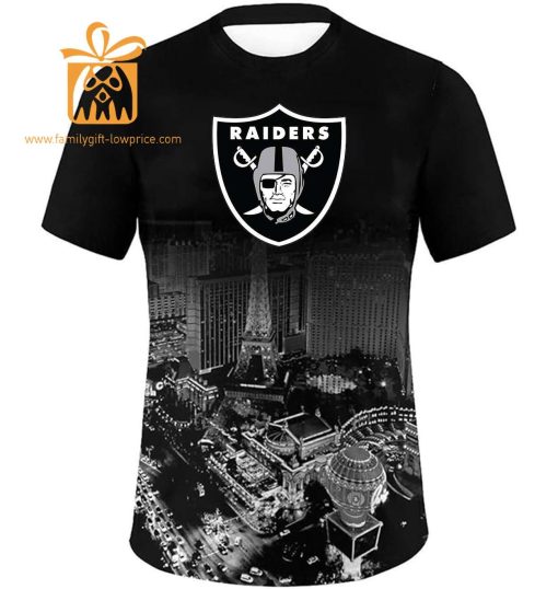Las Vegas Raiders T Shirts: Custom Football Shirts with Personalized Name & Number – Ideal for Fans