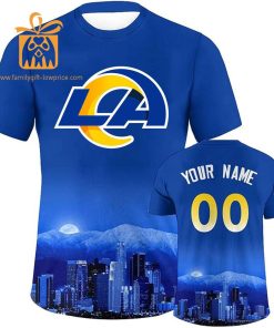 Los Angeles Rams Shirt: Custom Football Shirts with Personalized Name & Number – Ideal for Fans