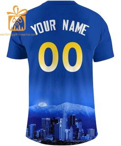 Los Angeles Rams Shirt: Custom Football Shirts with Personalized Name & Number – Ideal for Fans 1