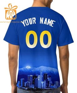 Los Angeles Rams Shirt: Custom Football Shirts with Personalized Name & Number – Ideal for Fans 2