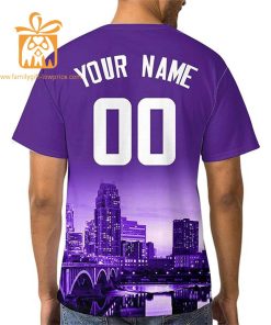 Minnesota Vikings Shirts: Custom Football Shirts with Personalized Name & Number – Ideal for Fans 2