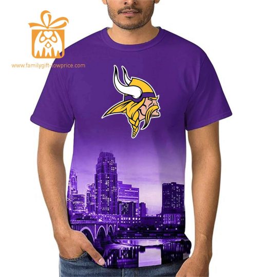 Minnesota Vikings Shirts: Custom Football Shirts with Personalized Name & Number – Ideal for Fans