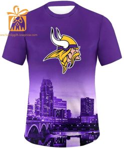 Minnesota Vikings Shirts: Custom Football Shirts with Personalized Name & Number – Ideal for Fans 4