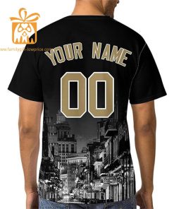 New Orleans Saints Shirt: Custom Football Shirts with Personalized Name & Number – Ideal for Fans 2