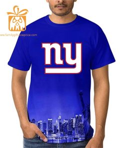 New York Giants T Shirt: Custom Football Shirts with Personalized Name & Number – Ideal for Fans 3