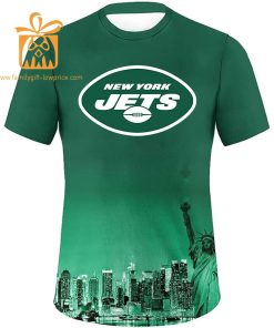 New York Jets T Shirt: Custom Football Shirts with Personalized Name & Number – Ideal for Fans 4