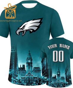 Philadelphia Eagles Custom Football Shirts – Personalized Name & Number, Ideal for Fans