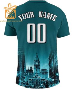 Philadelphia Eagles Custom Football Shirts Personalized Name Number Ideal for Fans 2 1
