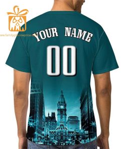 Philadelphia Eagles Custom Football Shirts Personalized Name Number Ideal for Fans 3 1