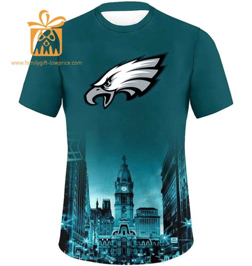 Philadelphia Eagles Custom Football Shirts – Personalized Name & Number, Ideal for Fans