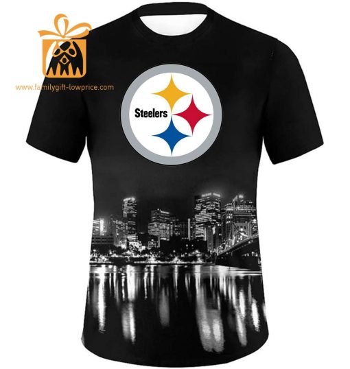 Pittsburgh Steelers Custom Football Shirts – Personalized Name & Number, Ideal for Fans