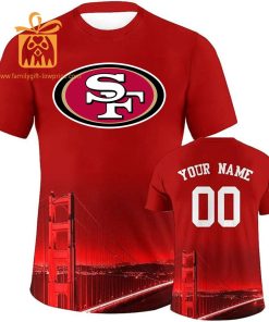 San Francisco 49ers Custom Football Shirts Personalized Name Number Ideal for Fans 1 1