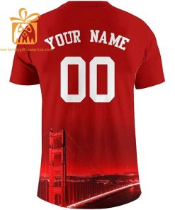 San Francisco 49ers Custom Football Shirts Personalized Name Number Ideal for Fans 2 1
