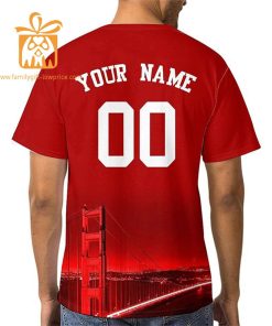 San Francisco 49ers Custom Football Shirts Personalized Name Number Ideal for Fans 3 1