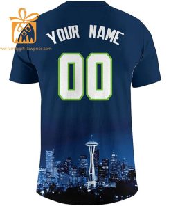 Seattle Seahawks Custom Football Shirts Personalized Name Number Ideal for Fans 2 1