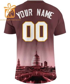 Washington Commanders Custom Football Shirts Personalized Name Number Ideal for Fans 2 1