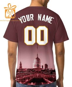 Washington Commanders Custom Football Shirts Personalized Name Number Ideal for Fans 3 1