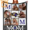 Best Mom Ever Custom Baltimore Ravens Blanket – Personalized NFL Mother’s Day Gift with Photos