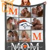 Best Mom Ever Custom Denver Broncos Blanket – Personalized NFL Mother’s Day Gift with Photos