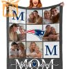 Best Mom Ever Custom New England Patriots Blanket – Personalized NFL Mother’s Day Gift with Photos